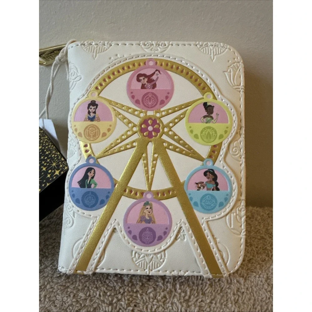 Loungefly Disney Princess Ferris Wheel Zip Wallet
